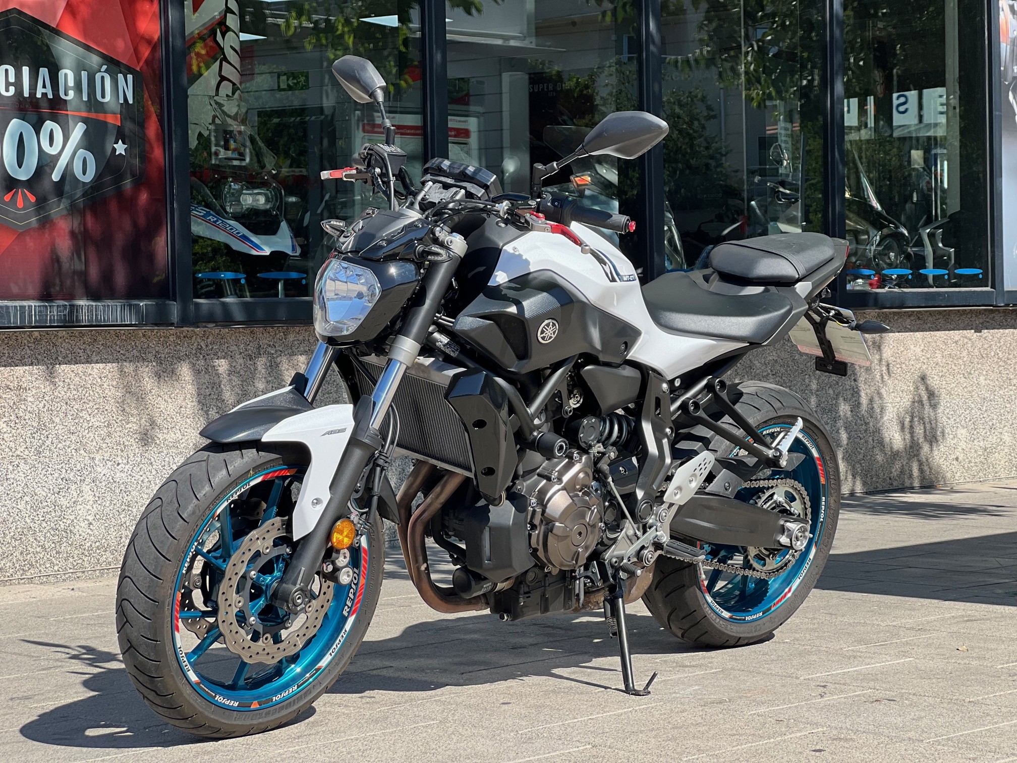 YAMAHA MT-07 AÑO 2018 CON 23.322 KM.