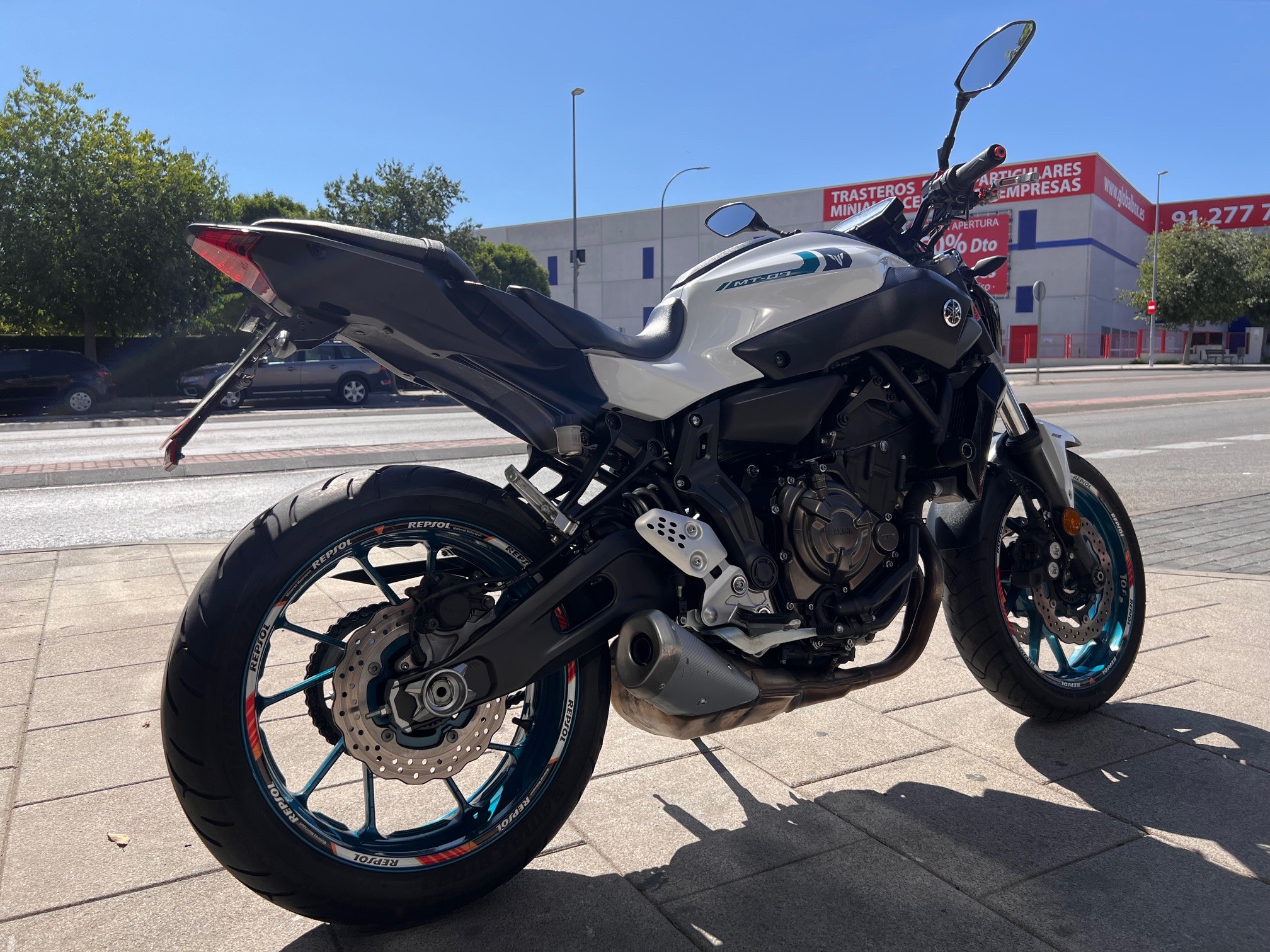 YAMAHA MT-07 AÑO 2018 CON 23.322 KM.