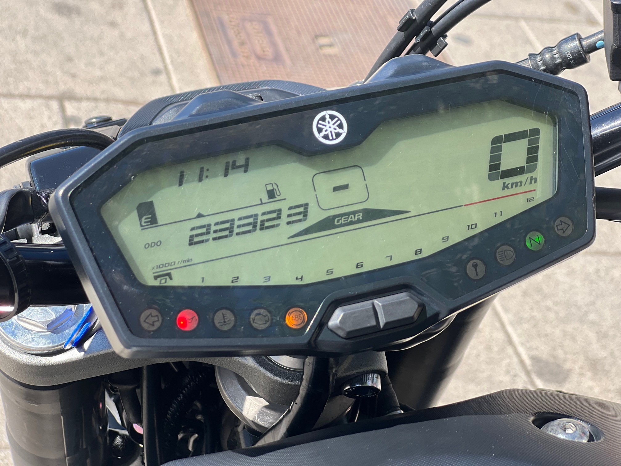 YAMAHA MT-07 AÑO 2018 CON 23.322 KM.