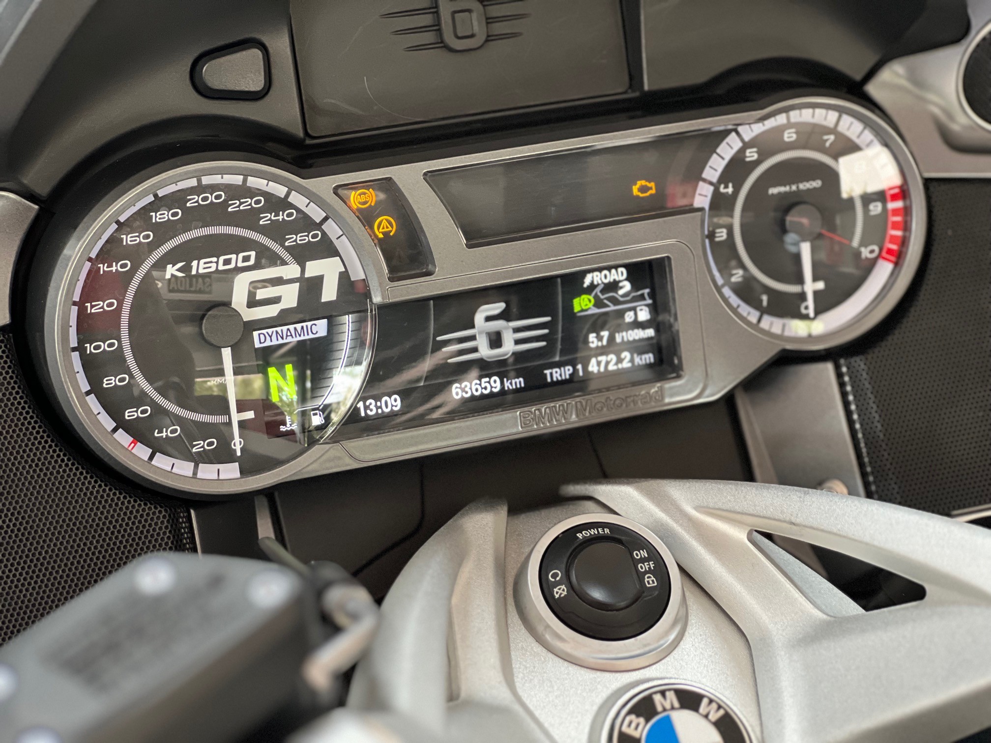 BMW K 1600 GT AÑO 2018 CON 63.658 KM.