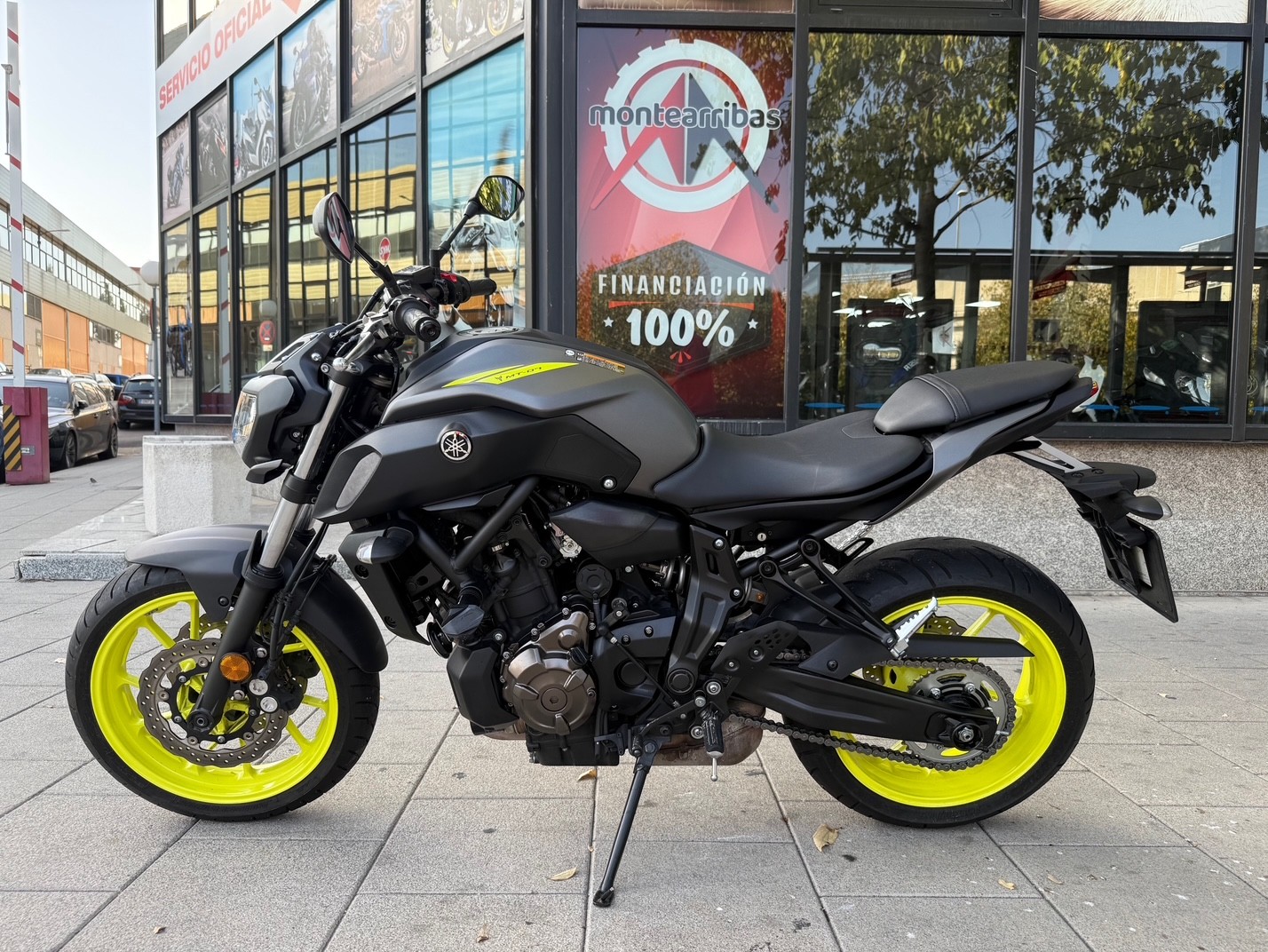 YAMAHA MT-07 ABS AÑO 2018 CON 17.596 KM.