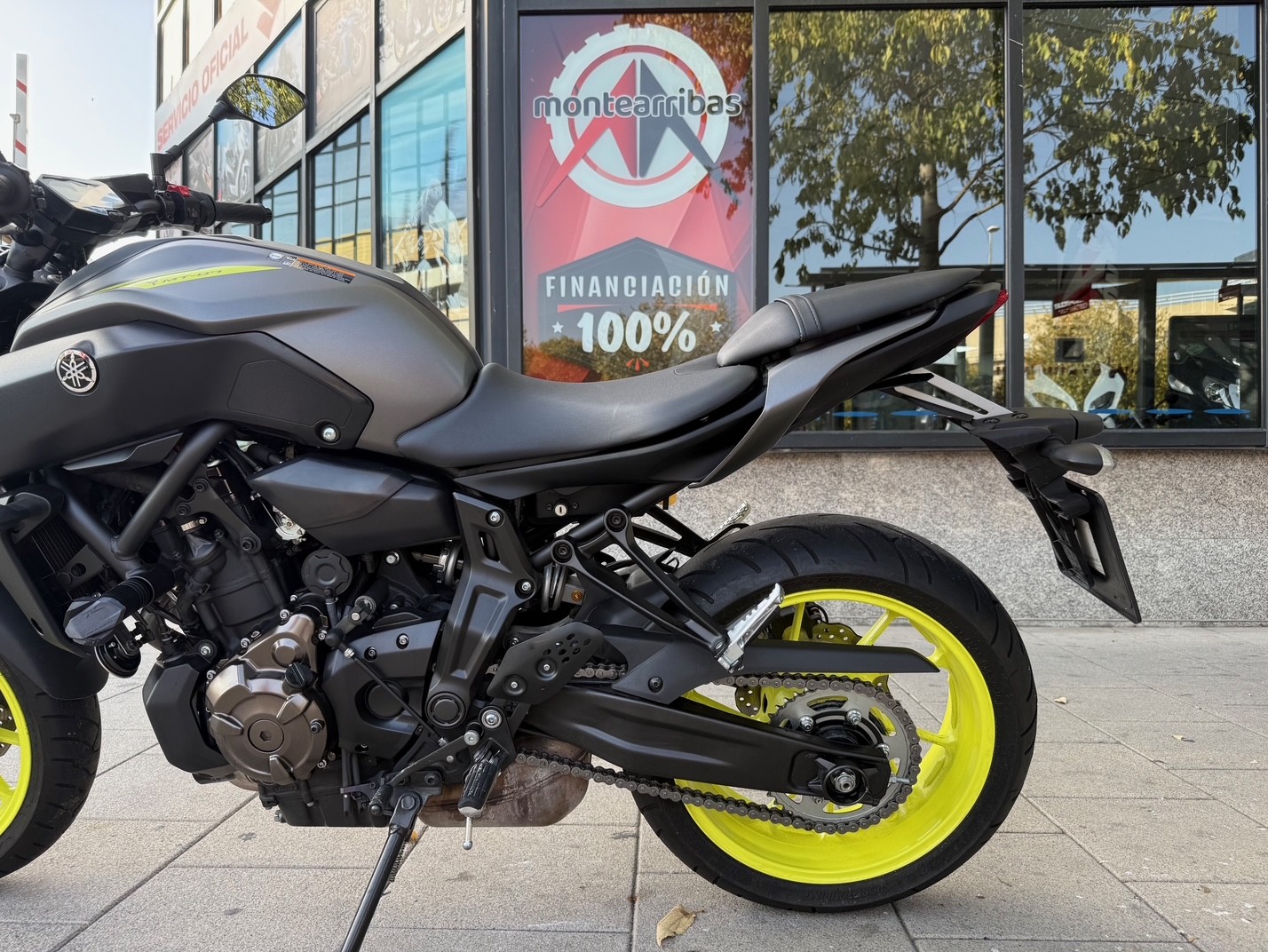 YAMAHA MT-07 ABS AÑO 2018 CON 17.596 KM.