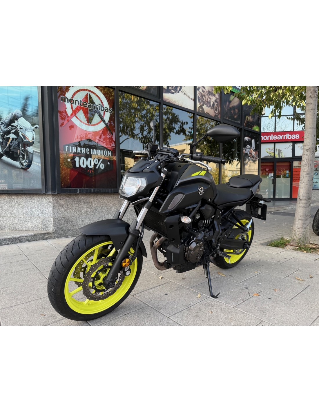 YAMAHA MT-07 ABS AÑO 2018 CON 17.596 KM.