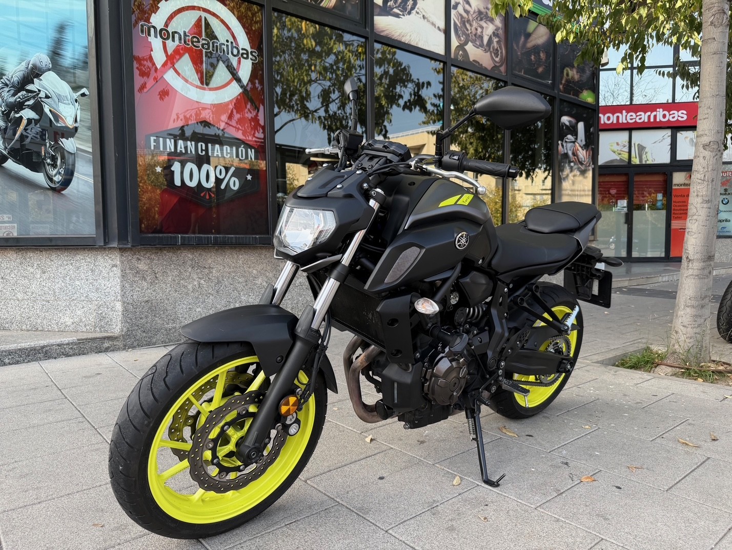 YAMAHA MT-07 ABS AÑO 2018 CON 17.596 KM.