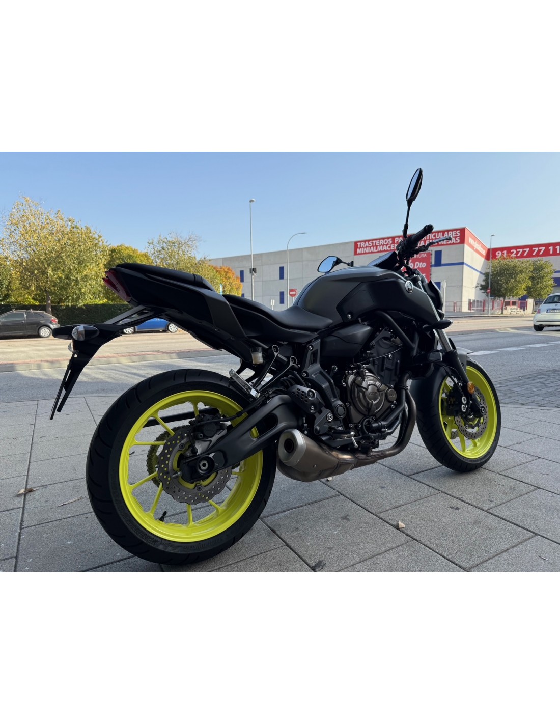 YAMAHA MT-07 ABS AÑO 2018 CON 17.596 KM.