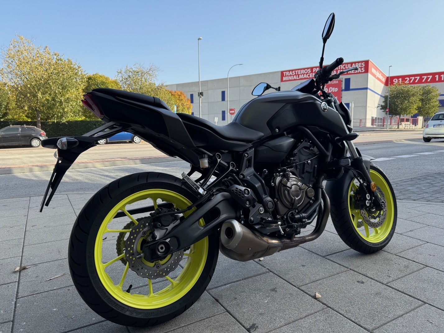 YAMAHA MT-07 ABS AÑO 2018 CON 17.596 KM.