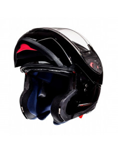 CASCO MT ATOM SV NEGRO BRILLO 2