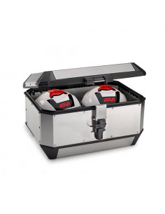 MALETA TREKKER ALASKA DE ALUMINIO NATURAL, 56 L. 2