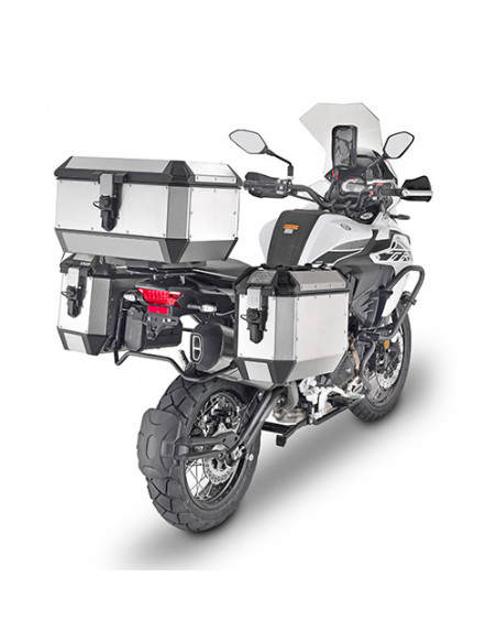 MALETA TREKKER ALASKA DE ALUMINIO NATURAL, 56 L.