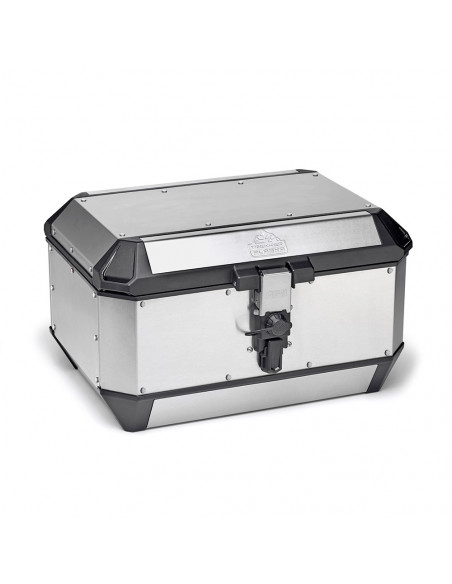 MALETA TREKKER ALASKA DE ALUMINIO NATURAL, 56 L.