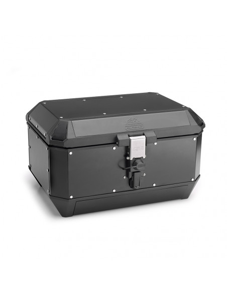 MALETA TREKKER ALASKA DE ALUMINIO ACABADO NEGRO, 56 L.