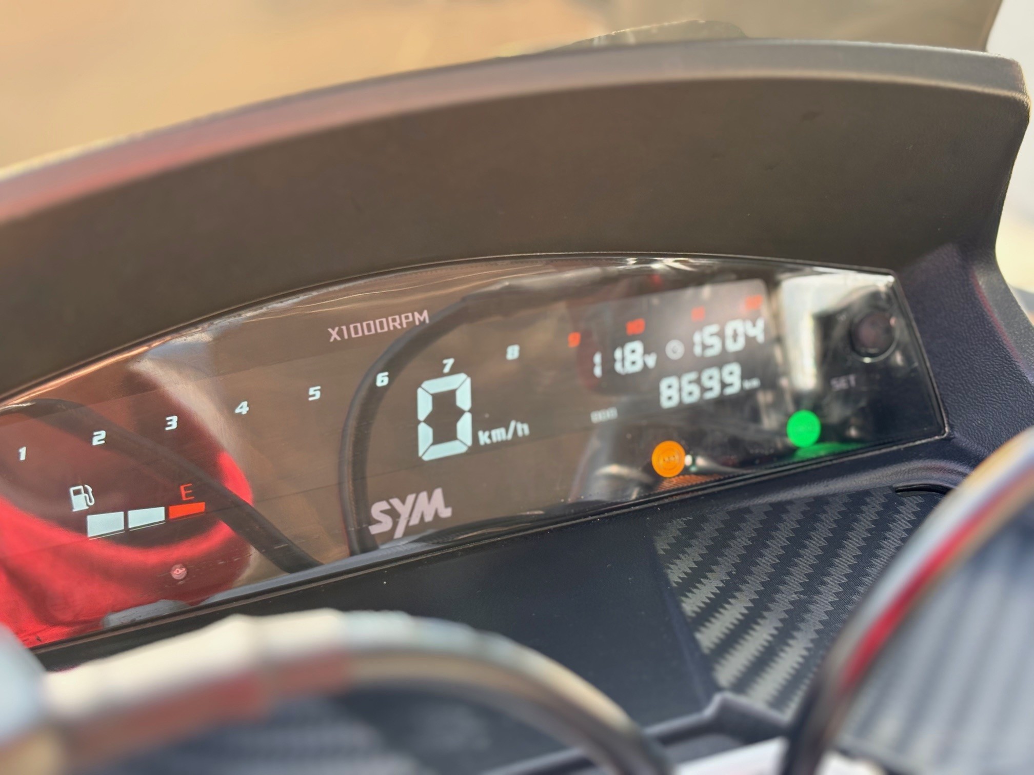 SYM JET X 125 AÑO 2024 CON 8.697 KM.