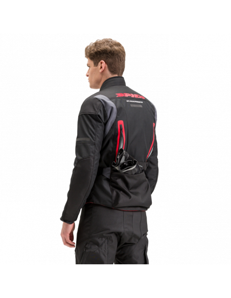 CHAQUETA SPIDI TRAVELER 3 H2OUT ROJO